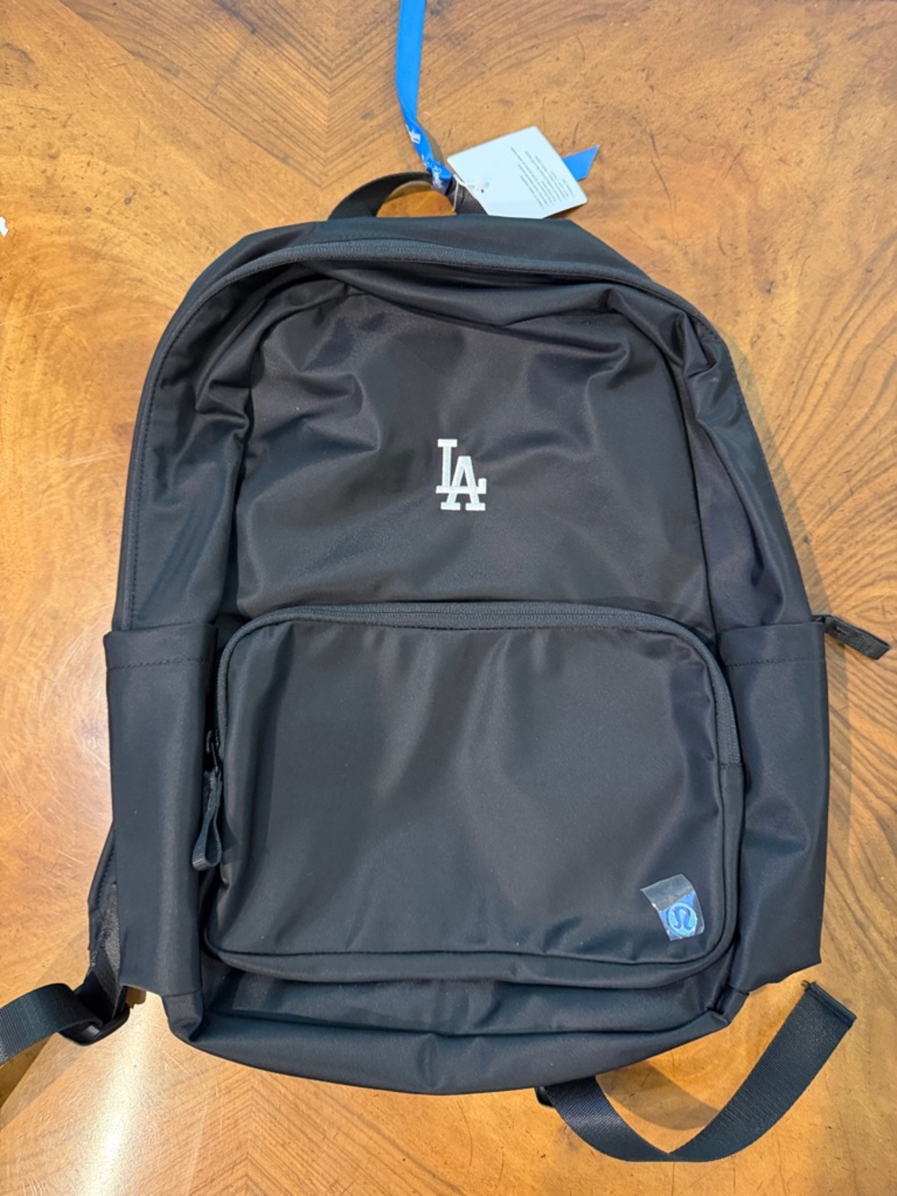 lululemon athletica Black Backpack with LA Logo